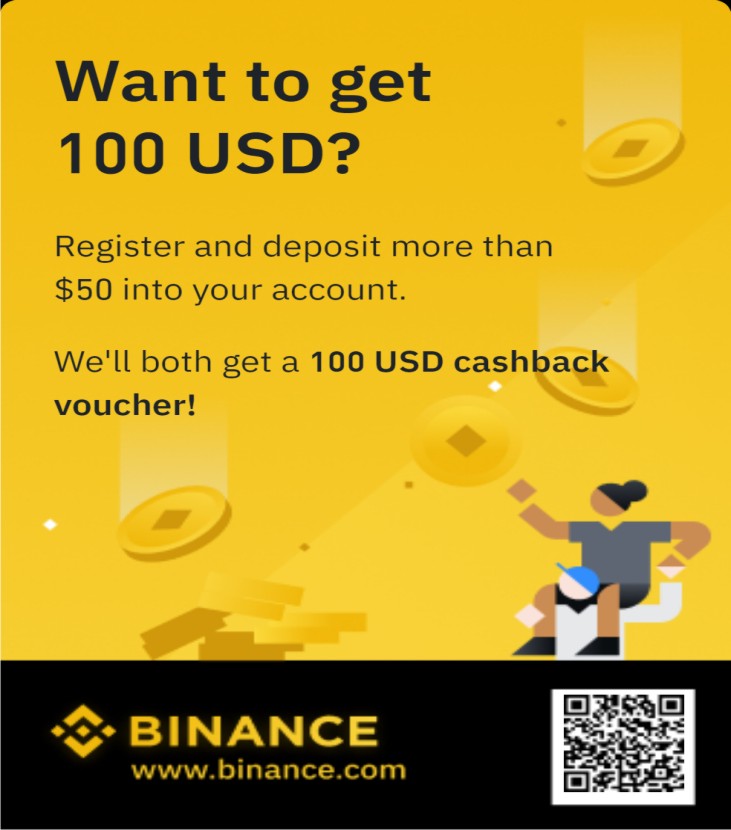 Binance refer Poster