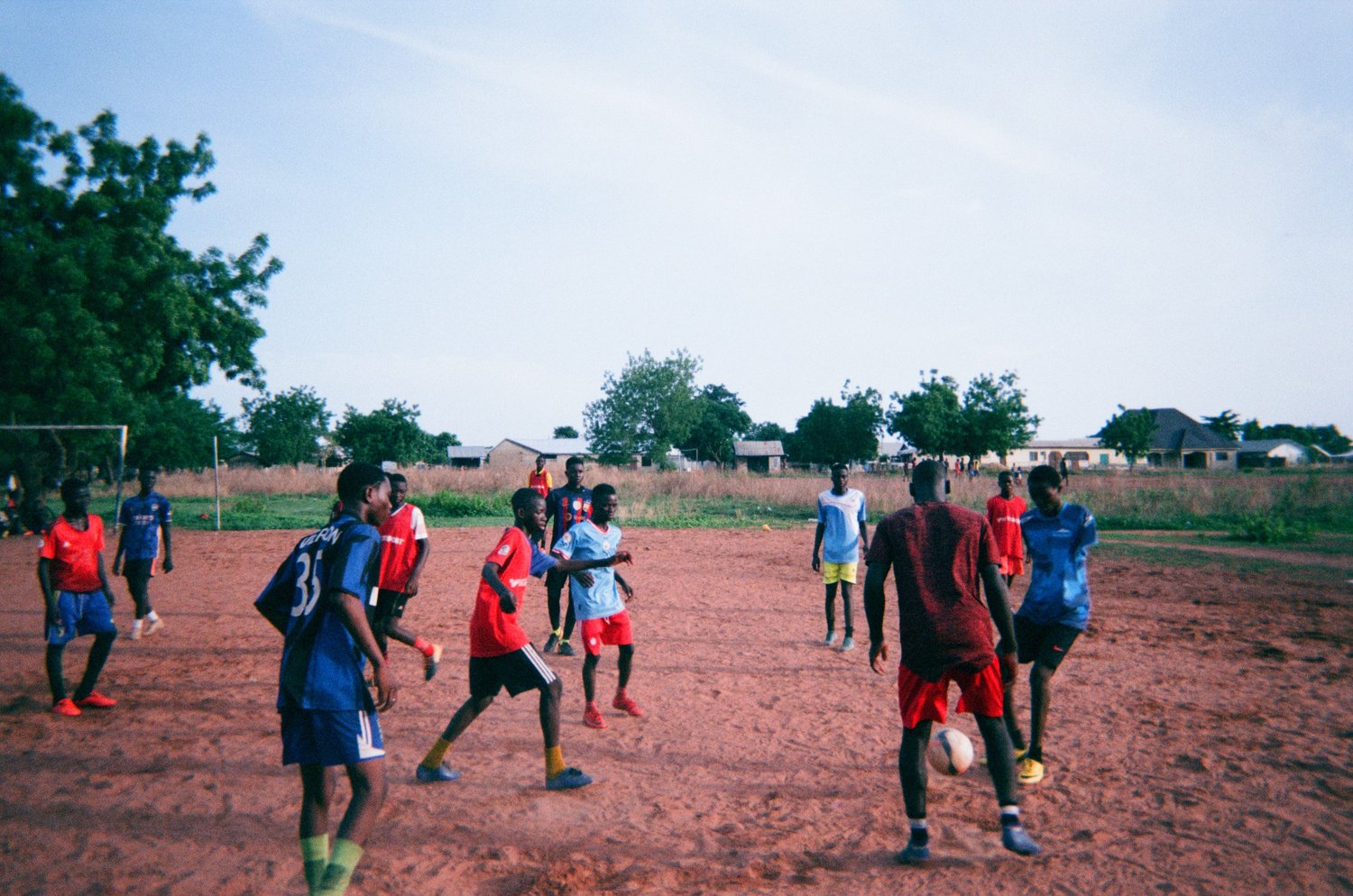 Local Football in park