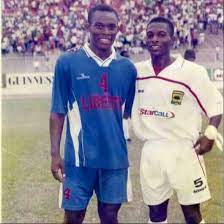 Michael Essien in youthful days